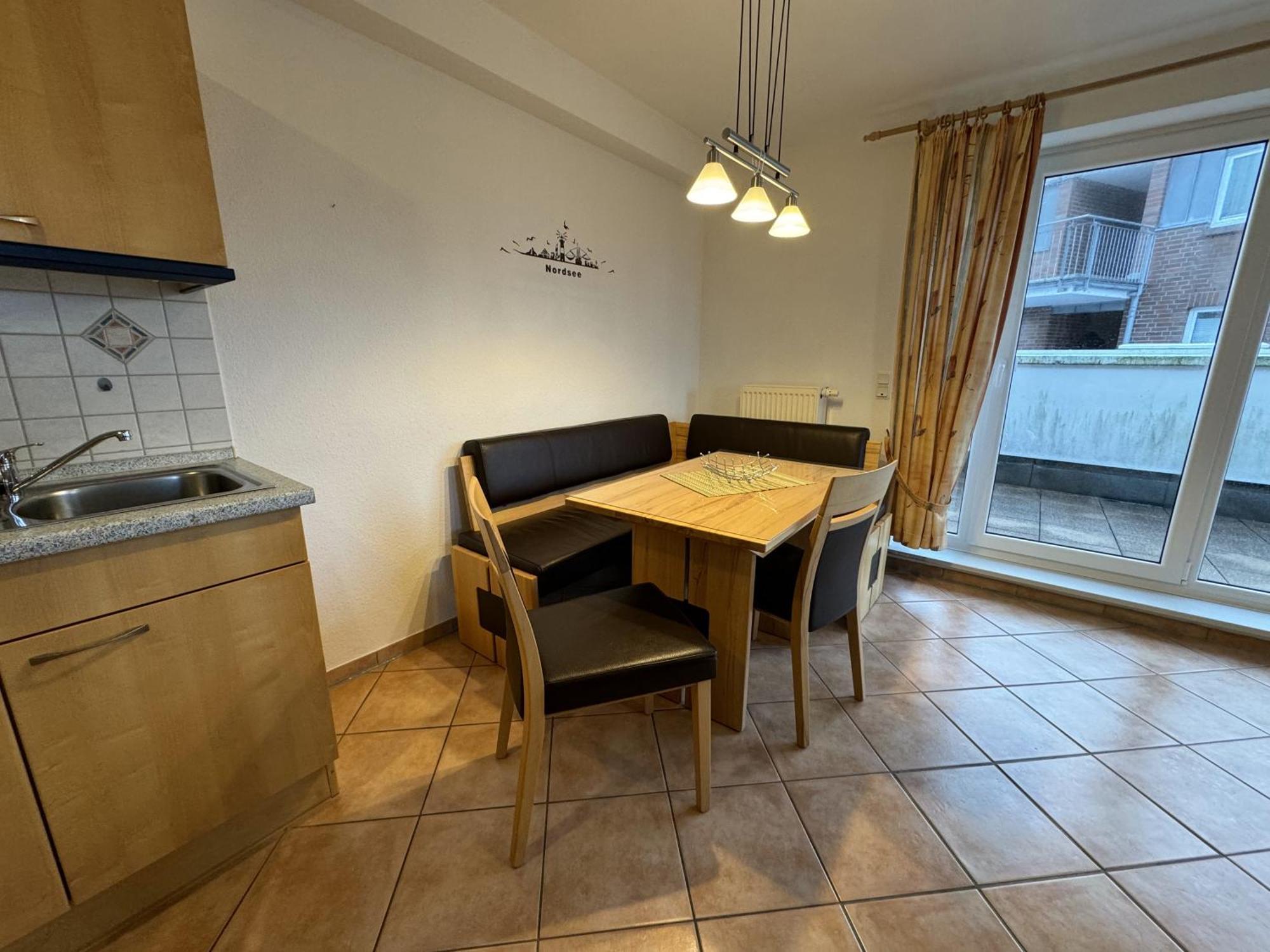 Ferienwohnung Roter Sand Esens Esterno foto